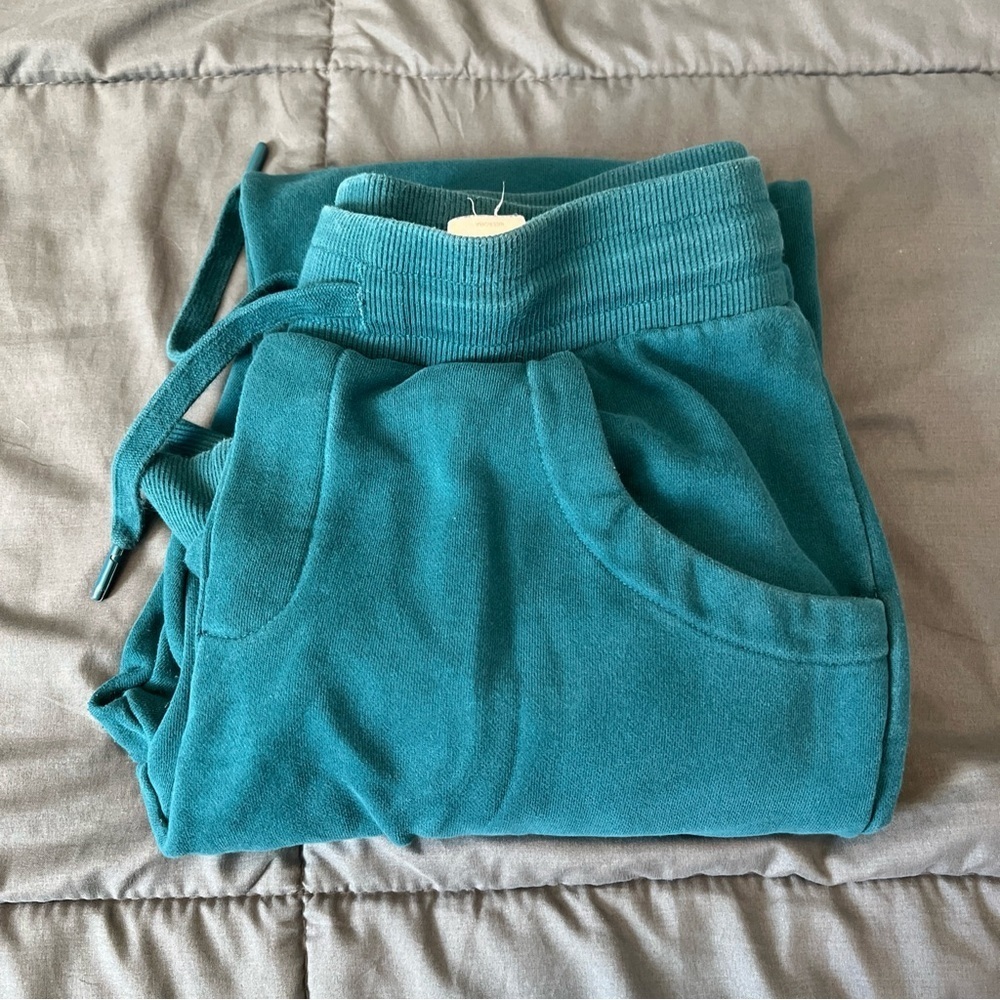 Zyia Green Jogger Sweatpant Size Large